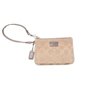 Vintage Coach Monogram Wristlet